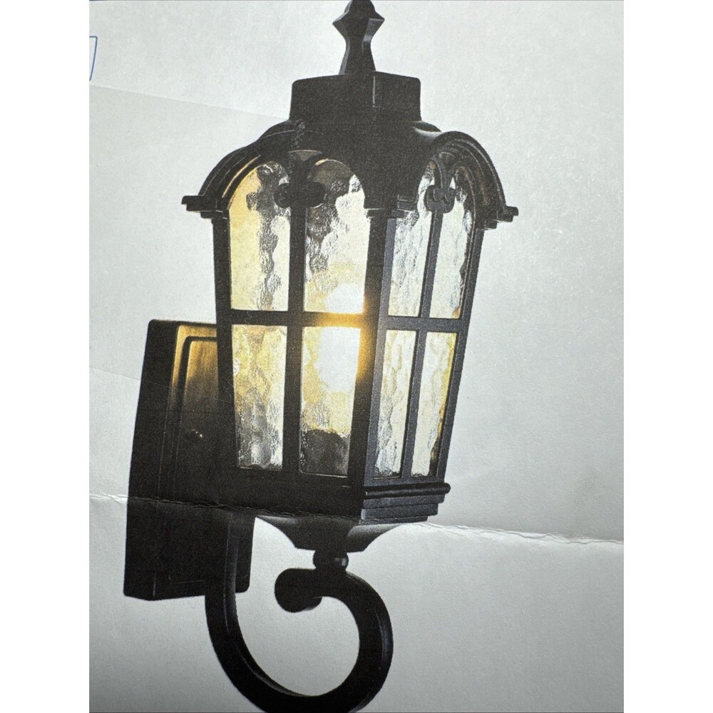 Black Aluminum Outdoor Hardwired Outdoor Lighting Fixture Wall Sconce